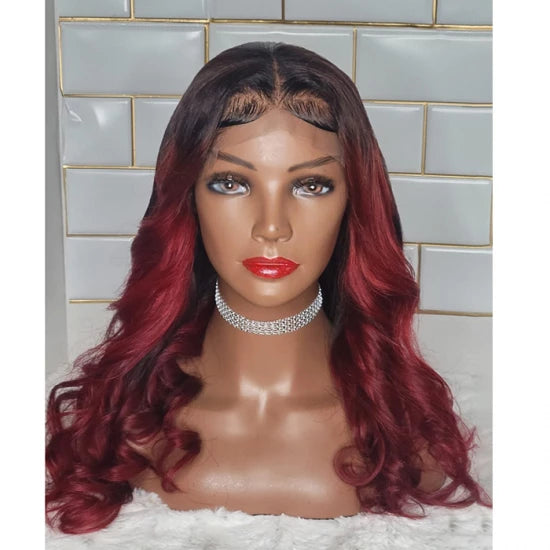 Red Ombré Wig